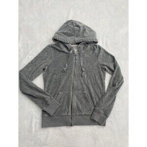 Vintage Hollister Y2K Jacket Women's M 2000s Bella Swan Velvet Gray Casual VTG